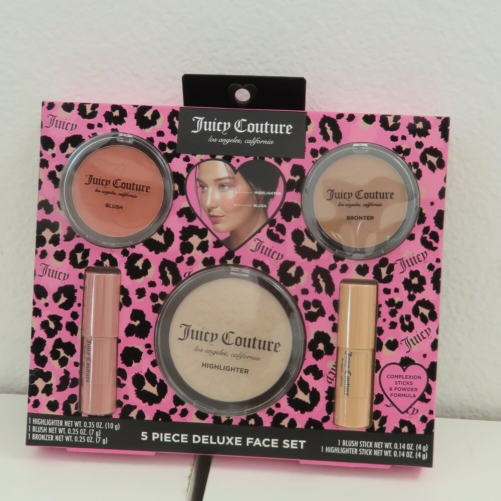 (#119) Juicy Couture 5 Piece Deluxe Face Set